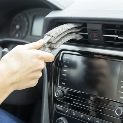 MOTIVITY 21-Piece Car Detailing Kit, Includes Drill Brush Attachment Set, Detail Brushes, Wash Mitt, Drying Towel, and Wheel & Tire Brush