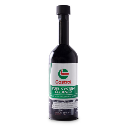 Castrol Fuel System Cleaner - 12 fl oz | Cleans Entire Fuel System | Restores Fuel Economy | Safe for GDI, Traditional Injectors & Hybrid Vehicles Castrol Fuel System Cleaner - 12 fl oz | Cleans Entire Fuel System | Restores Fuel Economy | Safe for GDI, Traditional Injectors & Hybrid Vehicles