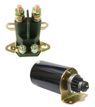 STARTER SOLENOID KIT FOR JOHN DEERE BRIGGS 111 L118 11-18HP AM106883 AM38136 STARTER SOLENOID KIT FOR JOHN DEERE BRIGGS 111 L118 11-18HP AM106883 AM38136