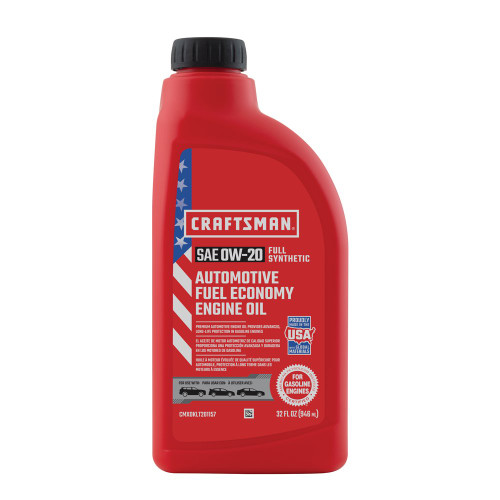 CRAFTSMAN 4.5 Quart 0W-20 Full Synthetic Oil Change Kit Fits Select Toyota® Camry, C-HR, Corolla, Prius, RAV4 CRAFTSMAN 4.5 Quart 0W-20 Full Synthetic Oil Change Kit Fits Select Toyota® Camry, C-HR, Corolla, Prius, RAV4