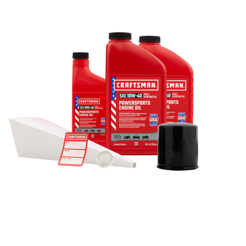 CRAFTSMAN 2.5 Quart 10W-40 Full Synthetic Oil Change Kit Fits Kawasaki EX300 Ninja, Z300 ER300, KLE300 Versys-X, EX400 Ninja CRAFTSMAN 2.5 Quart 10W-40 Full Synthetic Oil Change Kit Fits Kawasaki EX300 Ninja, Z300 ER300, KLE300 Versys-X, EX400 Ninja