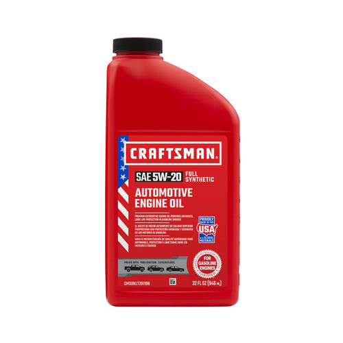 CRAFTSMAN 4 Quart 5W-20 Full Synthetic Oil Change Kit Fits Ford Ranger, Mazda B2300 CRAFTSMAN 4 Quart 5W-20 Full Synthetic Oil Change Kit Fits Ford Ranger, Mazda B2300