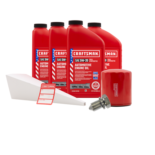 CRAFTSMAN 4 Quart 5W-20 Full Synthetic Oil Change Kit Fits Ford Ranger, Mazda B2300 CRAFTSMAN 4 Quart 5W-20 Full Synthetic Oil Change Kit Fits Ford Ranger, Mazda B2300
