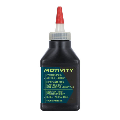 MOTIVITY Compressor & Air Tool Oil, Anti-Wear & Corrosion Protection – 12 Pack (4 fl oz bottles) MOTIVITY Compressor & Air Tool Oil, Anti-Wear & Corrosion Protection – 12 Pack (4 fl oz bottles)