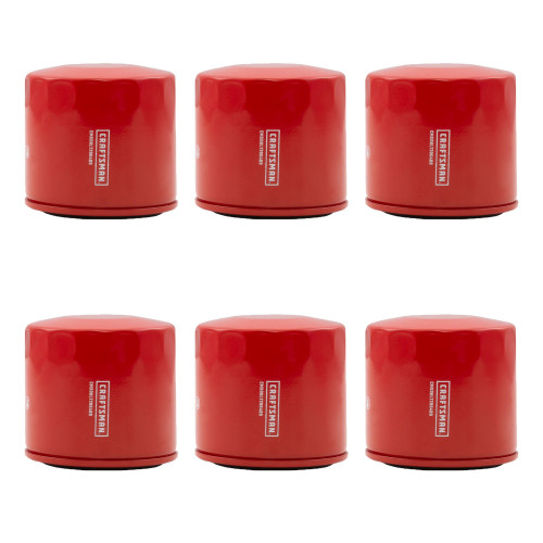 CRAFTSMAN Oil Filter 6 Pack CMXOKLT206489 Fits Kubota B1550 B1700 B2100 B2400 B2410 B5100 B6100 B6200 B7100 B7200 B7500 B8200 BX22 Tractors CRAFTSMAN Oil Filter 6 Pack CMXOKLT206489 Fits Kubota B1550 B1700 B2100 B2400 B2410 B5100 B6100 B6200 B7100 B7200 B7500 B8200 BX22 Tractors
