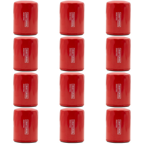 CRAFTSMAN Oil Filter 12 Pack CMXOKLT211641 Fits Chrysler Dodge Ford Mercury Toyota Vehicles CRAFTSMAN Oil Filter 12 Pack CMXOKLT211641 Fits Chrysler Dodge Ford Mercury Toyota Vehicles