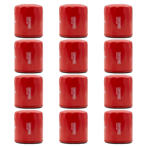 CRAFTSMAN Oil Filter 12 Pack CMXOKLT211638 Fits Cadillac Chevrolet Chrysler Dodge Ford Ram Vehicles CRAFTSMAN Oil Filter 12 Pack CMXOKLT211638 Fits Cadillac Chevrolet Chrysler Dodge Ford Ram Vehicles