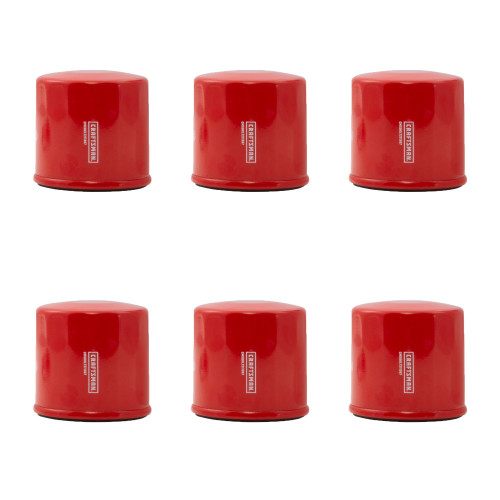 CRAFTSMAN Oil Filter 6 Pack CMXOKLT211387 Fits Suzuki King Quad, Vstrom, Marauder, Intruder, Eiger, Boulevard CRAFTSMAN Oil Filter 6 Pack CMXOKLT211387 Fits Suzuki King Quad, Vstrom, Marauder, Intruder, Eiger, Boulevard