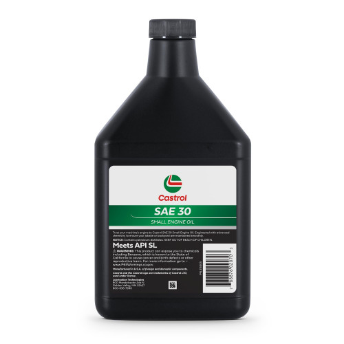 Castrol SAE 30 Small Engine Oil For 4-Cycle Engines – Protects Against Rust & Corrosion – Formulated For Air-Cooled Engines - 6 Pack (18oz)