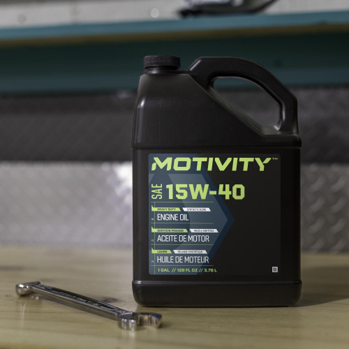 MOTIVITY Heavy Duty 15W-40 Engine Oil – Synthetic Blend, API CK-4, 1 Gallon