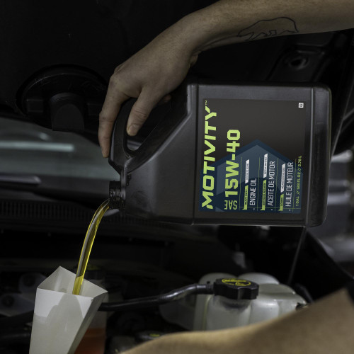 Motivity HD 15W40 Synthetic Oil Change Kit Fits Ford 7.3L Powerstroke Engines 1994-2003 - 4 Gallons