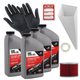 Factory Racing Parts SAE 10W-40 4qt Oil Change Kit Fits Kawasaki ZR-7, KZ1000P