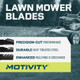 MOTIVITY Mower Blade & Spindle Kit Compatible With Husqvarna, AYP, Poulan, Roper 38" Decks 532121687, 532105891, 532143978