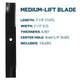 MOTIVITY Mower Blade & Spindle Kit Compatible With Hustler Z, Super Z 52" Decks 796235, 796235X, 781898, 782532, 783753
