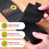 28-inch storage strap, heavy-duty storage strap with handle, easy-carry organizer, weatherproof organizing strap, heavy-duty cable holder, extension cord strap, hose storage strap, garage organization tools, durable hook-and-loop strap, marine rope organizer.