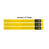 12-inch quick-strap organizer, yellow cord straps, hook-and-loop fasteners, heavy-duty cord wraps, rope organizer straps, marine-grade storage straps, durable cord organizers, outdoor cable management, RV cord wraps, versatile storage straps.