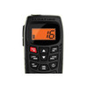 Uniden Atlantis handheld VHF radio, waterproof floating marine radio, 6-watt marine radio, NOAA weather alerts, compact VHF radio, emergency strobe light, IPX8 submersible radio, dual watch VHF radio, marine communication radio, boating safety equipment.