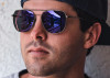 Dieter Sunglasses Gunmetal w/ Smoke Mirror Polarized  Lens