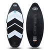 O'Brien Torrent Dark Horse 51" Wakesurf Board black and white skim style design