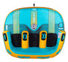Top view of O'Brien Barca 3 three-person inflatable water tube