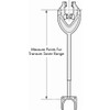 Attwood Heavy Duty Transom Saver Motor Support 24"-36" Diagram