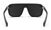 Blenders Meister X2 Nimble Beast Aviator Sunglasses with gloss black frame and single-lens PureBlend™ Smoke Black lens, unisex design for medium to large fit
