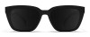 Blenders Mave Black Limo Cat Eye Sunglasses with gloss black frame and smoke lenses