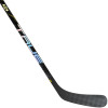 Close-up of True Catalyst 9X3 hockey stick shaft with spread tow carbon design