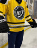 Player wearing TronX E1.0 Junior Hockey Gloves on the ice