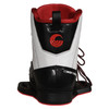 Close-up of Venza binding Lycra liner and high wrap outer boot