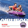 Airhead Slice 2 Rider Towable Tube on water