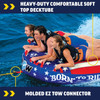 WOW Born To Ride 3 Person Towable Tube - Soft Top infographic
