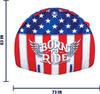 WOW Born To Ride 3 Person Towable Tube dimensions