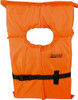 Orange Type II adult life vest US Coast Guard approved PFD front view