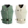 Jetpilot JB O'Neill Comp Vest 2025 in green and beige