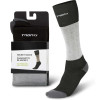 TronX cut resistant hockey skate socks front view showing reinforced ankle protection