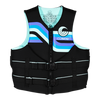 Connelly Women’s Promo Neoprene Life Vest front view with zipper and belts