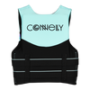 Connelly Youth Promo Neoprene Life Jacket Purple Blue back view segmented foam panels