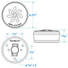 SeaChoice LED All-Round Waketower Navigation Light