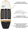 Jetpilot Shovel Nose wakesurf board quad fin setup
