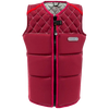 Jetpilot Women's Wavefarer Reversible Comp Wake Vest in Maroon front view