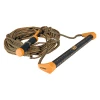 Connelly Pro Wakeboard Rope & Handle Package – 15" AX Suede Handle w/ 80' Spectra Fusion Mainline orange