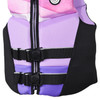 2027 Connelly Junior Classic life jacket pink with oversized armholes and side-release buckles