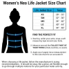 O'Brien Women's Flex V-Back Life Jacket - Rose - USCG Approved Sizing Chart