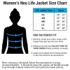 O'Brien Women's Flex V-Back Life Jacket - Purple - USCG Approved Sizing Chart