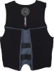 O’Brien Men’s Flex V-Back Grey/White life jacket, rear view showing split V-back stretch panel