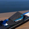 Close-up of O’Brien Celebrity X-7 waterski binding with pinch-slide adjustment for men’s sizes 4.5–13
