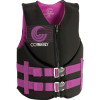 Connelly Promo Girls Junior Neoprene Life Jacket, Pink/Black Product Image Front