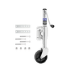 Fulton 1000 lbs., Swivel, Zinc Plated, 6" Poly Wheel Tongue Jack