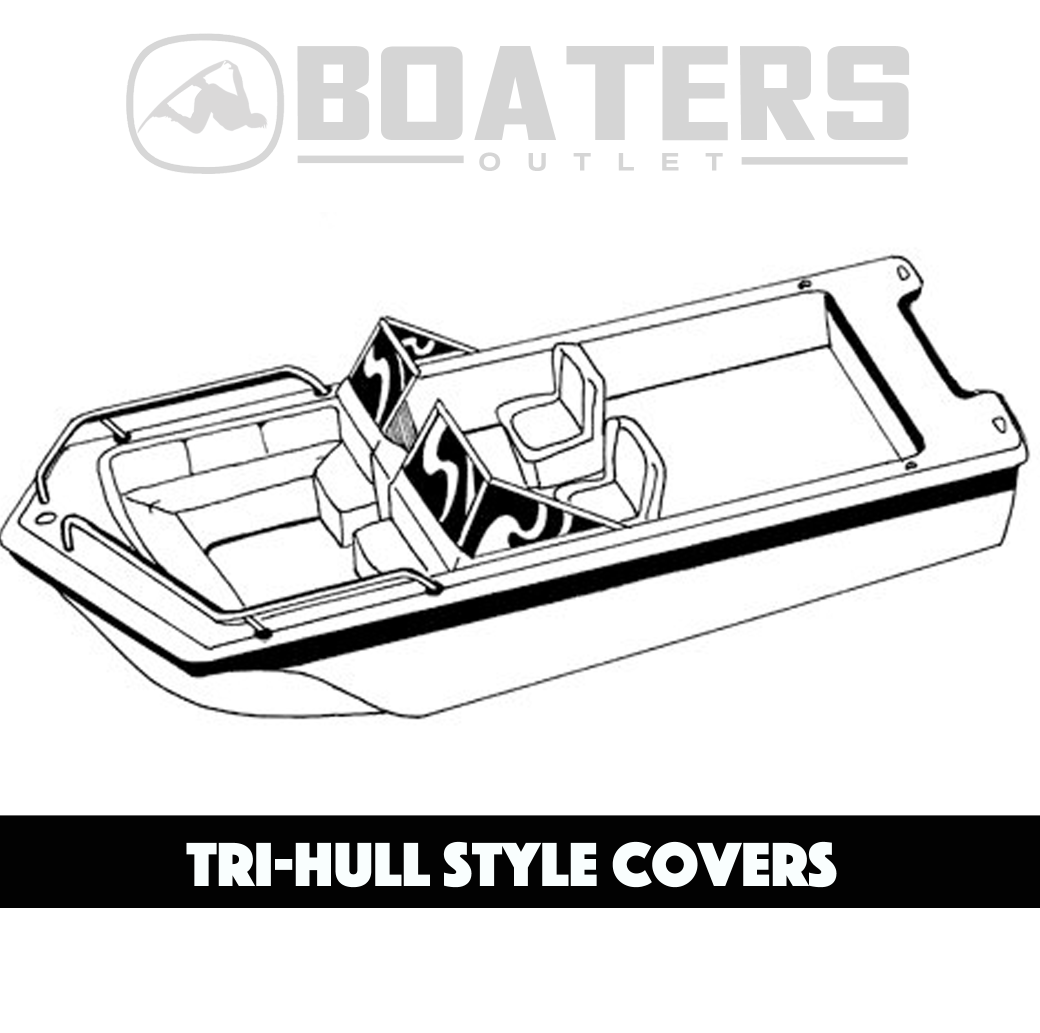 Boat Covers SemiCustom Boat Covers (most popular) TRIHULL BOAT
